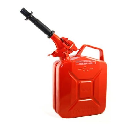 Swiss Link/Stormtec Usa Gas Can, Steel, 5 liter, Gasoline, Red 3015**